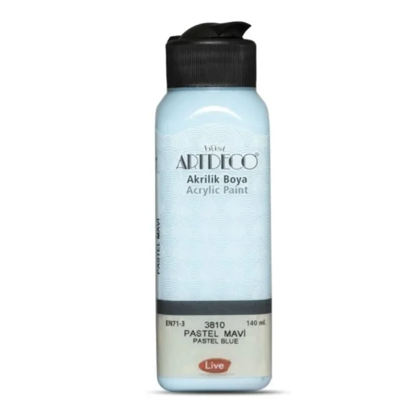 Artdeco Pastel Mavi Akrilik Boya 140ml 3810