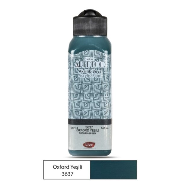 Artdeco Akrilik Boya 140 Ml Oxford Yeşili Y-070R- 3637