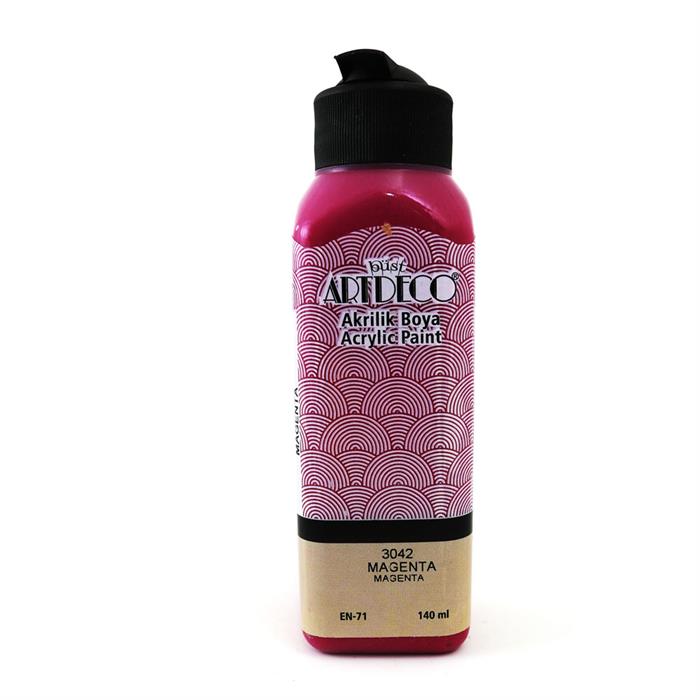magenta 3042 Artdeco Akrilik Boya 140ml Magenta Y-070R-3042 - Görsel 1