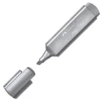 Faber Castell Textliner 46 Metalik Fosforlu Kalem Silver