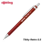 Rotring Tikky Retro Versatil Kalem 0.5 mm Metalik Kırmızı