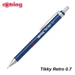 Rotring Tikky Retro Versatil Kalem 0.7 Metalik Mavi
